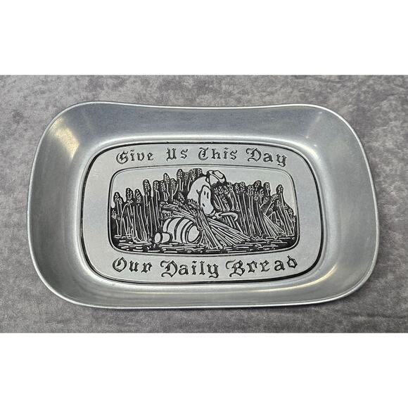 Wilton Armetale Our Daily Bread Cook Chill Grill & Serve Ware Dish Tray Plate - Picture 5 of 9